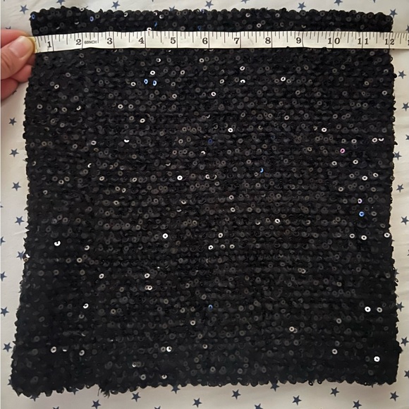 Bandeau sparkly sequin tube top/ skirt size M - Picture 4 of 5